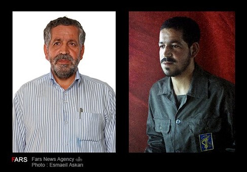 دیروز: عطاالله عیوضی ، رزمنده ، سال 1362 ، پادگان دوکوهه ، شهر اندیمشک - امروز: عطاالله عیوضی ، شغل: کارمند ، سال 1392، تهران