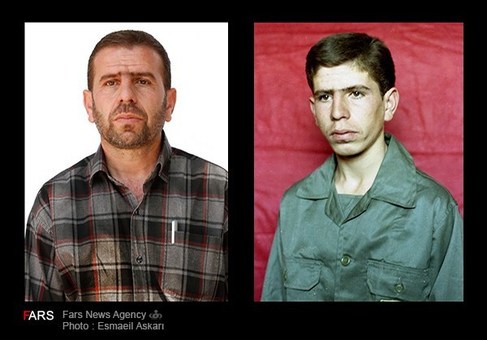 دیروز: محمد نظری ، رزمنده ، سال 1362 ، پادگان دوکوهه ، شهر اندیمشک - امروز: محمد نظری ، شغل: بازنشسته ، سال 1392، تهران