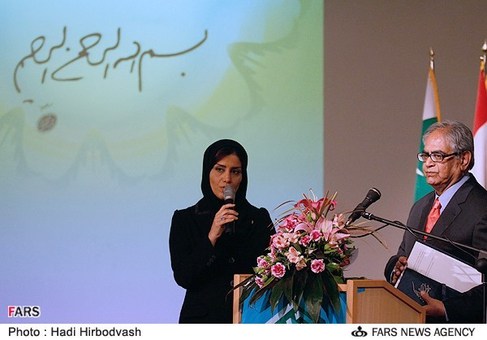 سخنرانی افتخار حسین عارف رئیس موسسه فرهنگی اکو در مراسم اختتامیه جشنواره بسم الله