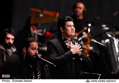 سالار عقیلی و رضا صادقی در کنسرت عشق من ایران من ، برج میلاد تهران