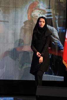 همسر شهید امید عباسی آتش نشان فداکار