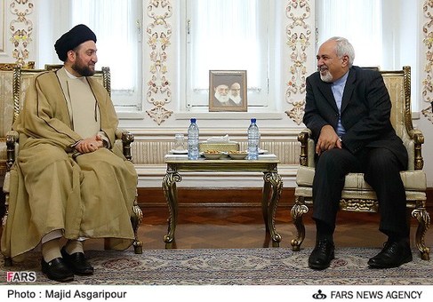 دیدار سید عمار حکیم رئیس مجلس اعلای اسلامی عراق با محمد جواد ظریف وزیر امور خارجه ایران
سه&zwnj;شنبه 16 مهر ماه
