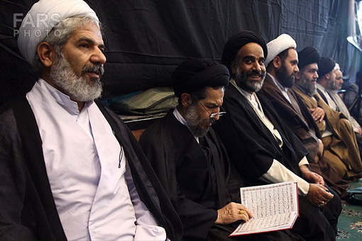 حجت الاسلام ابوترابی در مراسم ترحیم پدر سعید حدادیان