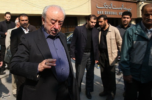 اسداله عسگراولادی برادر مرحوم عسگراولادی در بیمارستان د
