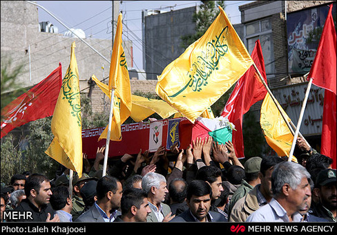 تشییع پیکر شهید سردار محمد جمالی