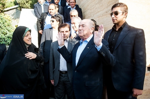 صبح پنجشنبه سپ بلاتر از موزه تنوع زیستی محیط زیست دیدار کرد
