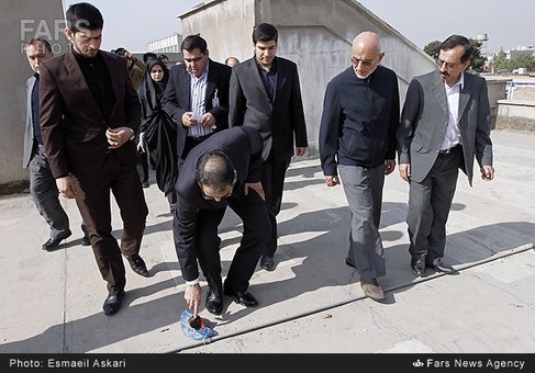 بازدید سیدحسن هاشمی وزیر بهداشت از بیمارستان ولیعصر