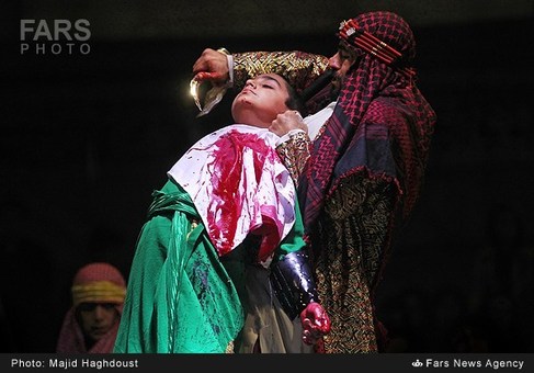 آیین تعزیه خوانی شهادت فرزندان حضرت زینب (س) در فرهنگسرای خاوران تهران