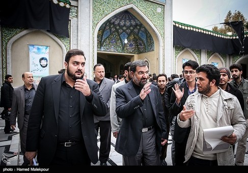 محسن رضایی در مراسم دومین سالگرد شهادت سرلشکر شهید حسن طهرانی مقدم