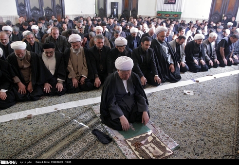 عزاداری ابا عبدالله الحسین (ع) با حضور آیت الله هاشمی رفسنجانی
