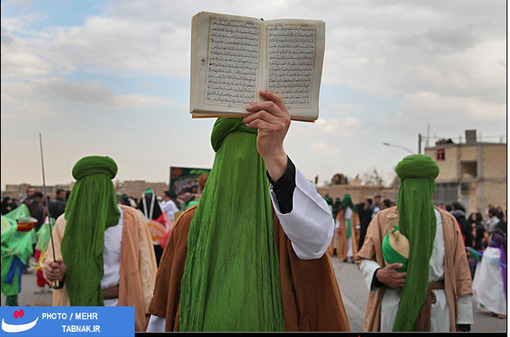 کاروان عزاداران حضرت اباعبدالله در خمینی شهر اصفهان
