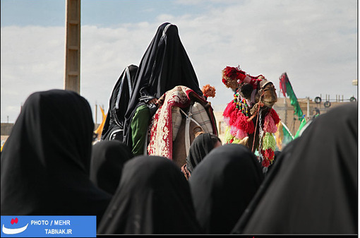 کاروان عزاداران حضرت اباعبدالله در خمینی شهر اصفهان