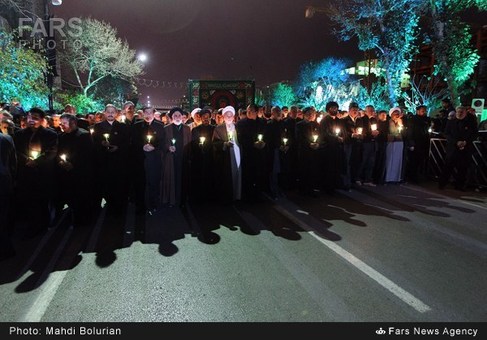 آیین سنتی شام غریبان در مشهد مقدس