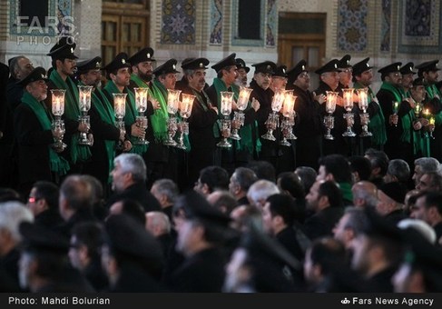 آیین سنتی شام غریبان در مشهد مقدس