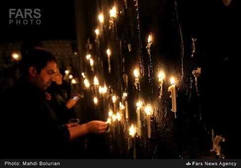 آیین سنتی شام غریبان در مشهد مقدس