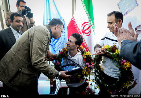 &zwnj;رکورد&zwnj;زنی محمد گمار به مناسبت بزرگداشت روز جهانی معلولان
