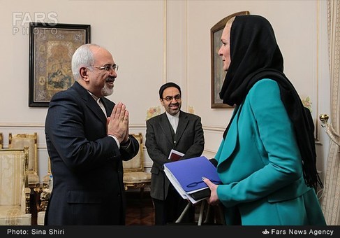دیدار هیات پارلمان اروپا با وزیر امور خارجه ایران