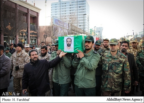 تشییع پیکر شهید محمود سراب قوچان