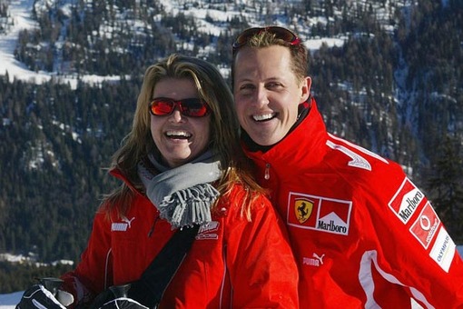 شومی و همسرش کورینا در ارتفاعات دولومتیس واقع در شمال ایتالیا