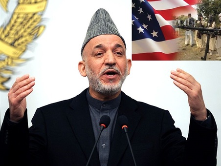 حامد کرزی رئیس جمهوری افغانستان با انتقاد شدید از آمریکا، بازداشتگاه بگرام را 