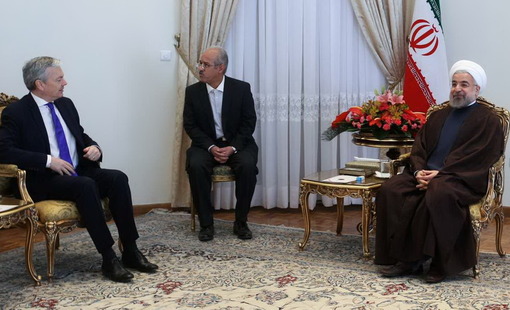 دیدیر ریندرز وزیر امور خارجه بلژیک، روز یکشنبه با حجت الاسلام حسن روحانی رییس جمهوری، دیدار و گفت وگو کرد/ایرنا
