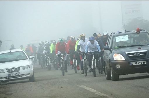 تور دوچرخه‌سواری هوای پاک - گیلان./TASNIM

