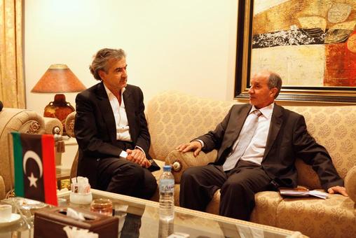 دیدار با رهبر دولت موقت لیبی