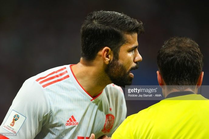 درگیری لفظی دیگو کاستا با علیرضا بیرانوند