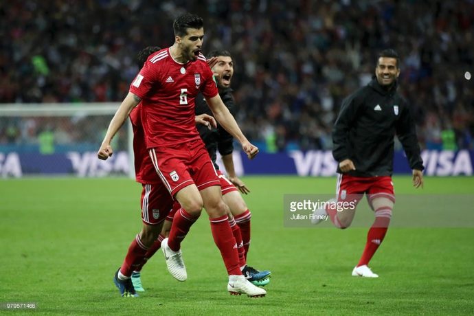 شادی نافرجام عزت اللهی بعد از گل مردود ایران