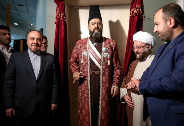 رونمایی از تندیس امیرکبیر در موزه مشاهیر برج میلاد ./ISNA
