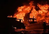 آتش‌سوزی گسترده انبار کالا در جنوب تهران