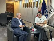 عکس: دیدار سردار آزمون با رئیس فدراسیون فوتبال