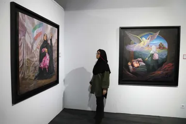 عکس: نمایشگاه «مدرسه میناب»