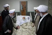 عیادت نمایندگان رهبر انقلاب از آیت‌الله نوری‌همدانی