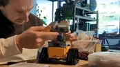 ساخت ربات Wall-E لگویی واقعی توسط مرد آمریکایی