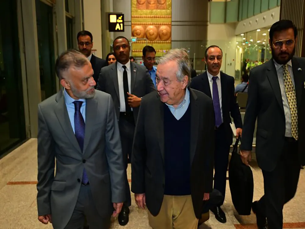 دبیرکل سازمان ملل وارد پاکستان شد