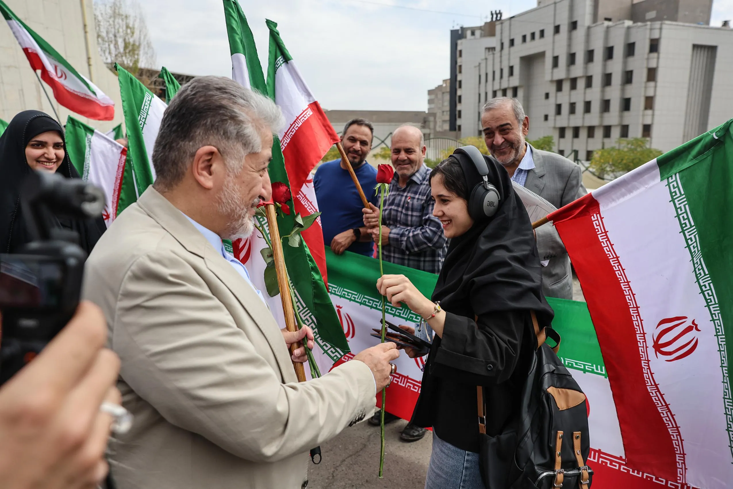 عکس: مراسم استقبال از دانشجویان دانشگاه آزاد اسلامی