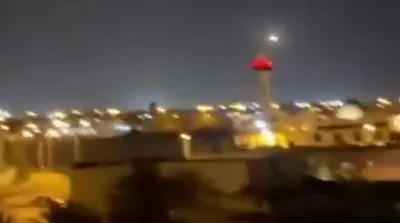 تصاویر شلیک موشک از بحرین به خاک ایران