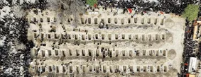 بقایای شهدای مدرسه «شجره طیبه» تشییع می‌شود