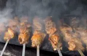 پخت 1000 سیخ کباب ازبکی با 300 کیلوگرم گوشت