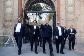 بازدید سرزده رییس جمهور از بخش‌های آسیب از جنگ مجموعه سعدآباد