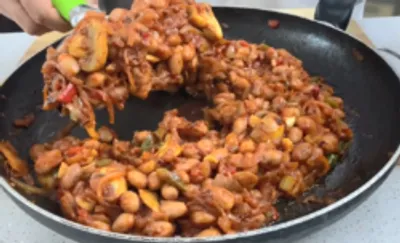 طرز تهیه ساندویچ لوبیا