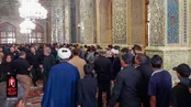 تصاویر صف عظیم ملاقات با رهبر شهید انقلاب