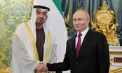 دیدار پوتین با رئیس امارات درباره وقایع ایران