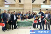 عکس: استقبال از کاروان اعزامی ایران به بازیهای آسیایی ساحلی سانیا