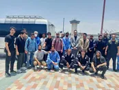 ۲۲ ملوان ایرانی نفتکش توقیفی به کراچی رسیدند+عکس