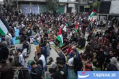عکس: نماز عید سعید قربان در اردوگاه النصیرات در نوار غزه