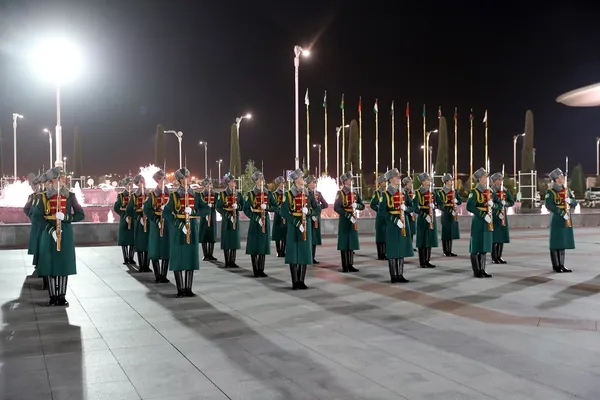 استقبال رسمی رییس جمهور ترکمنستان از رییسی