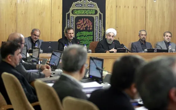 هیأت وزیران عصر چهارشنبه به ریاست حجت الاسلام والمسلمین حسن روحانی رییس جمهوری اسلامی ایران تشکیل جلسه داد./IRNA
