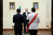 عکس: تسلیم استوارنامه سفرای کشورها به رئیس جمهور